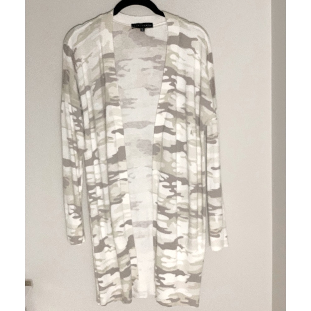Women’s Sanctuary Camo Cardigan, Size S, Neutral